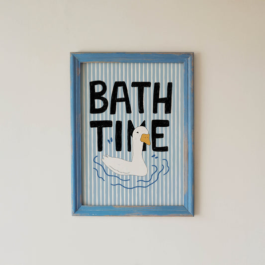 Bath Time Duck Print