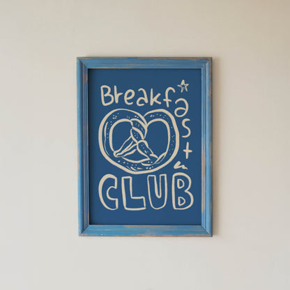 Breakfast Club Pretzel Kitchen Print