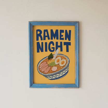 Ramen Night Kitchen Print