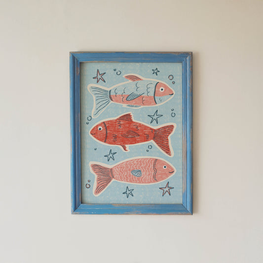 Playful Fish Nursery Print