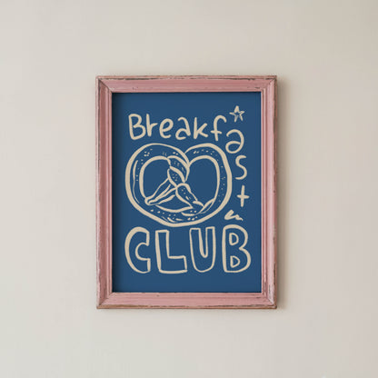 Breakfast Club Pretzel Kitchen Print
