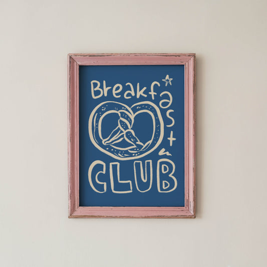 Breakfast Club Pretzel Kitchen Print