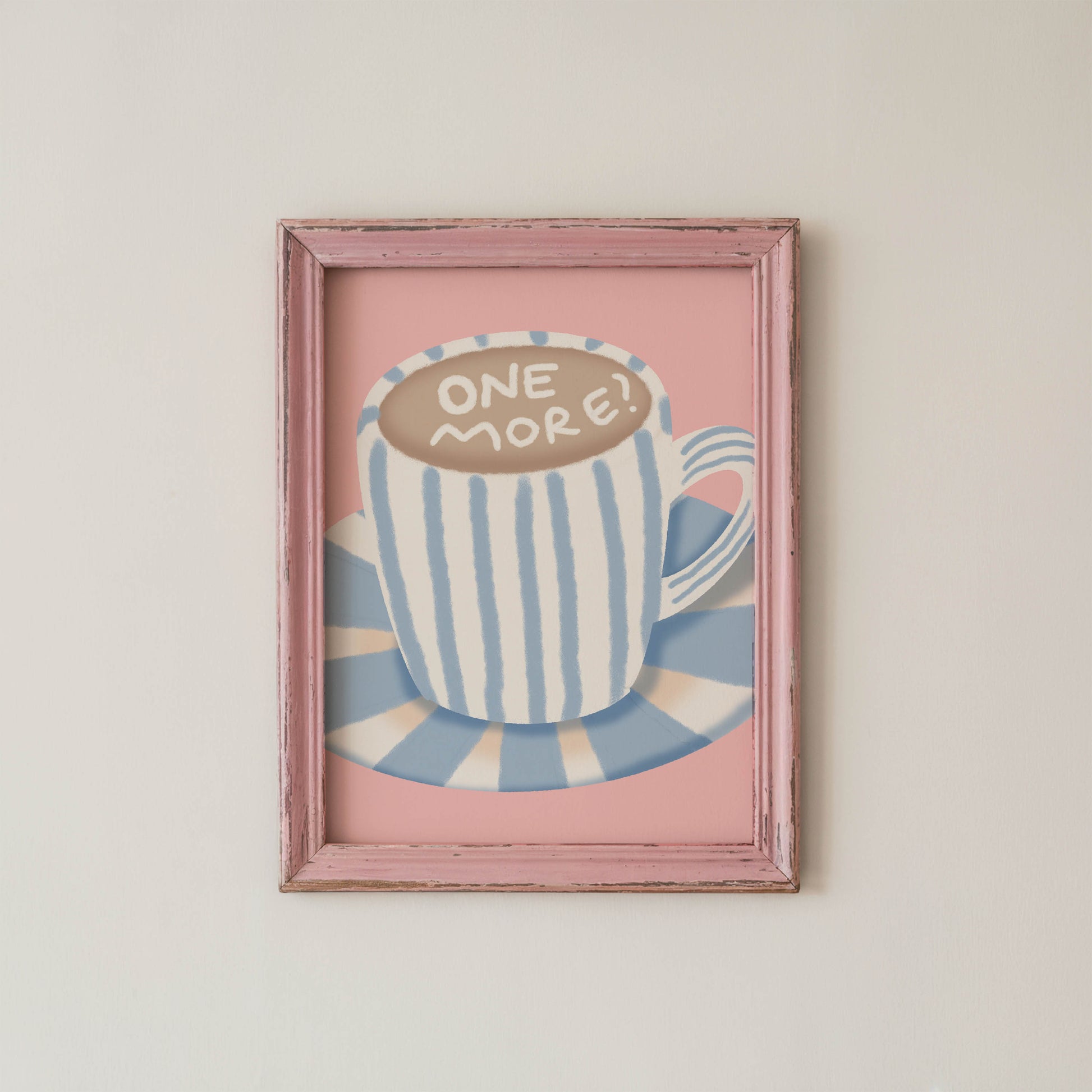 One More Coffee Poster – Unframed Print