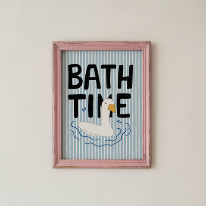 Bath Time Duck Print