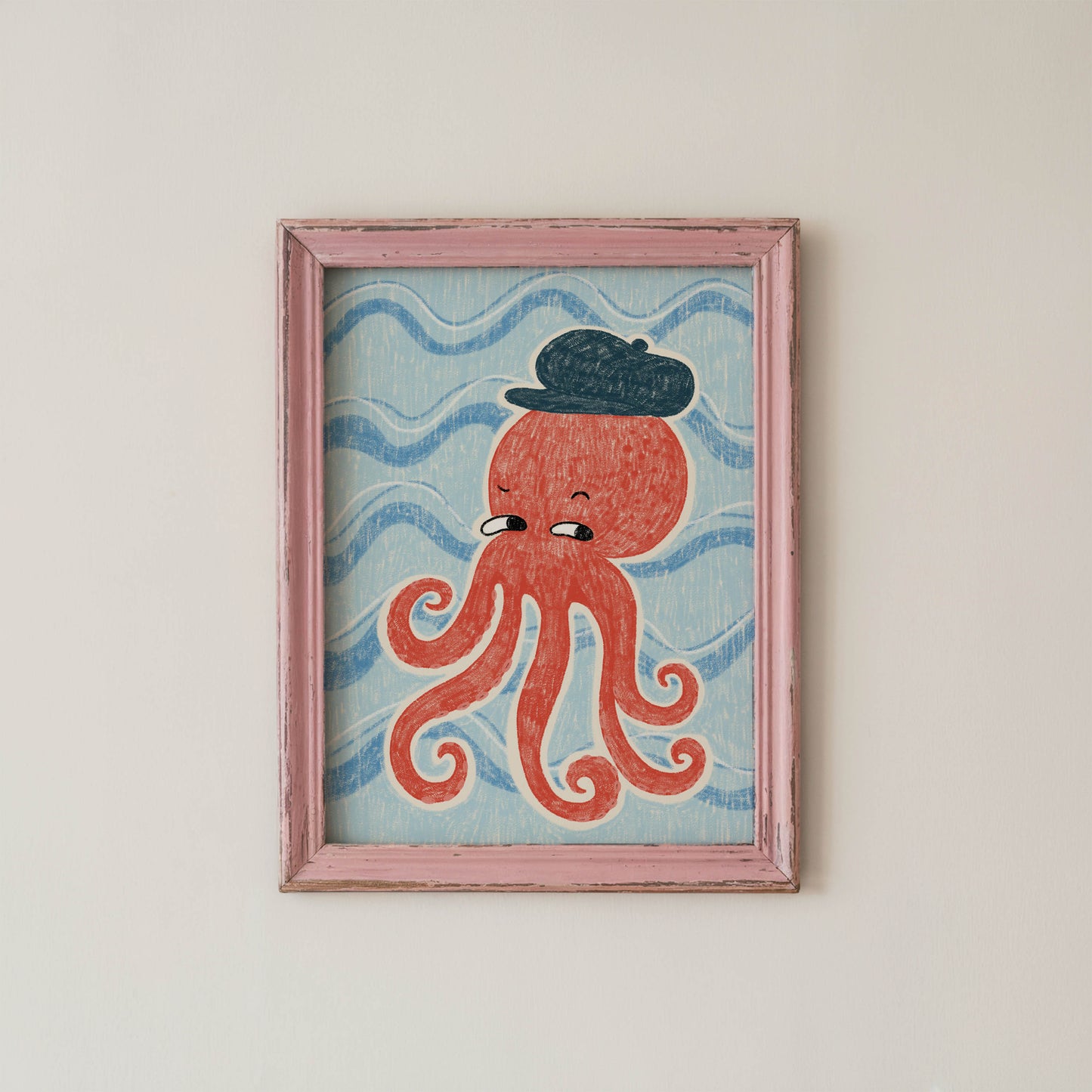 Whimsical Octopus Nursery Print