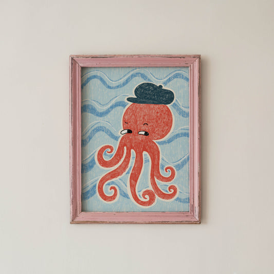 Whimsical Octopus Nursery Print