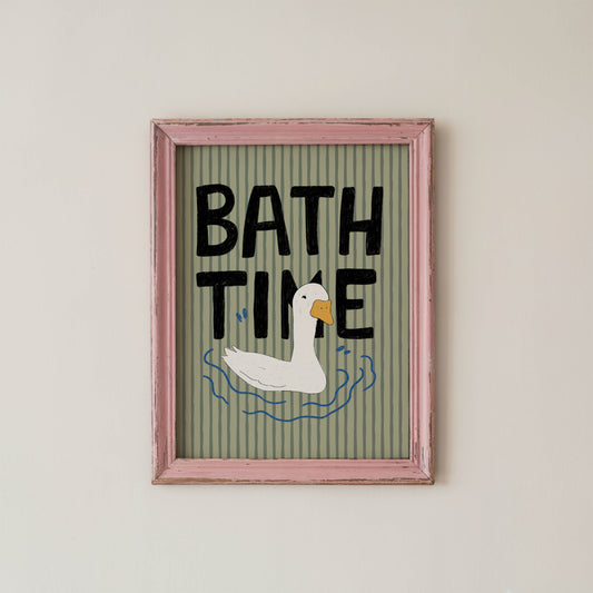 Bath Time Duck Wall Art