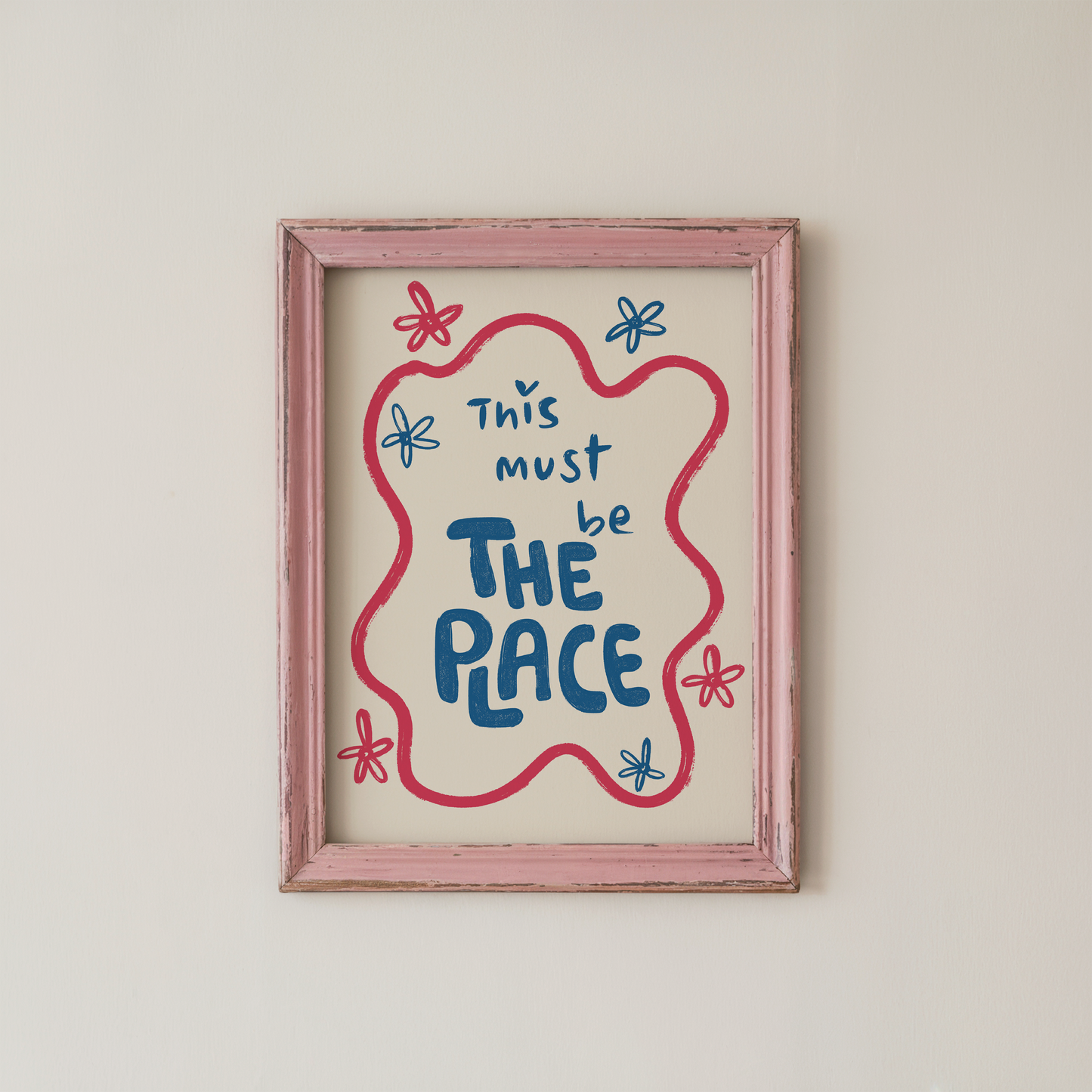 This Must Be The Place Wall Art Retro Print