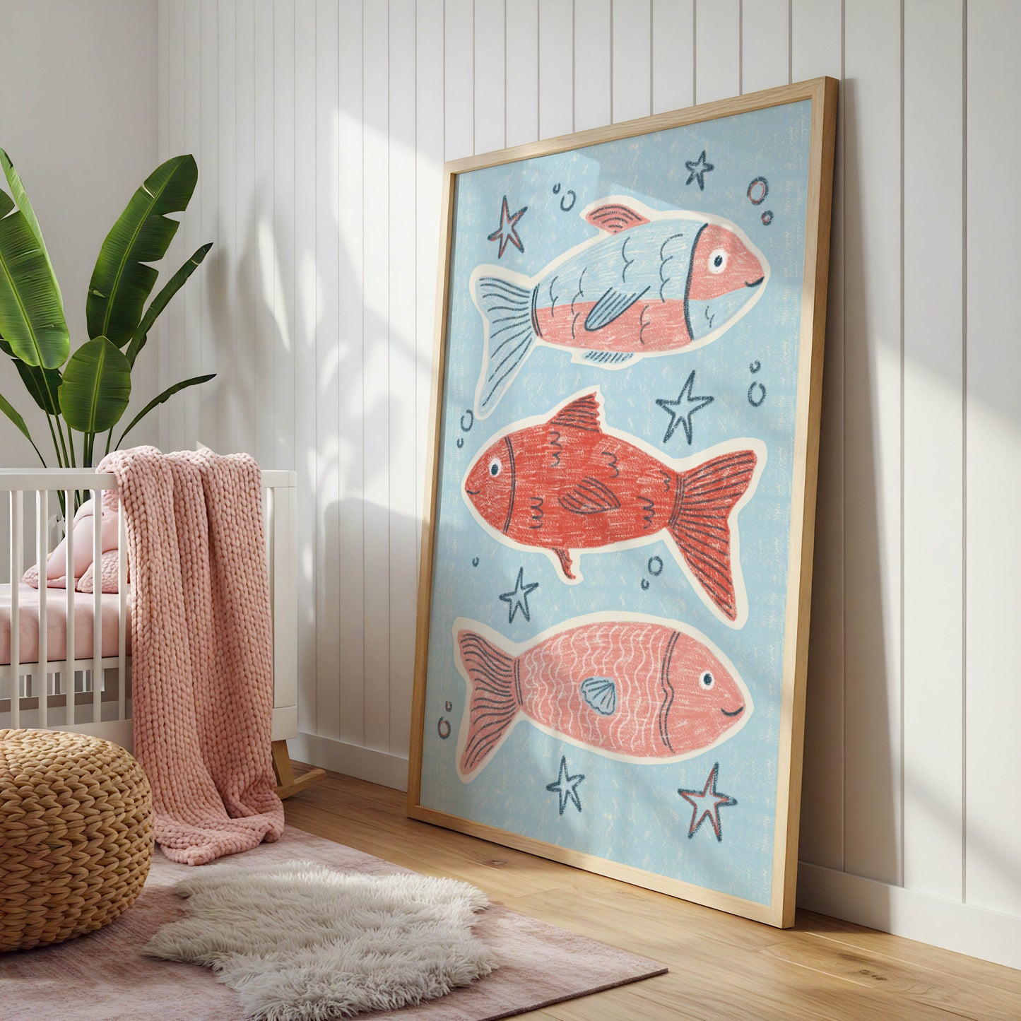 Playful Fish Nursery Print