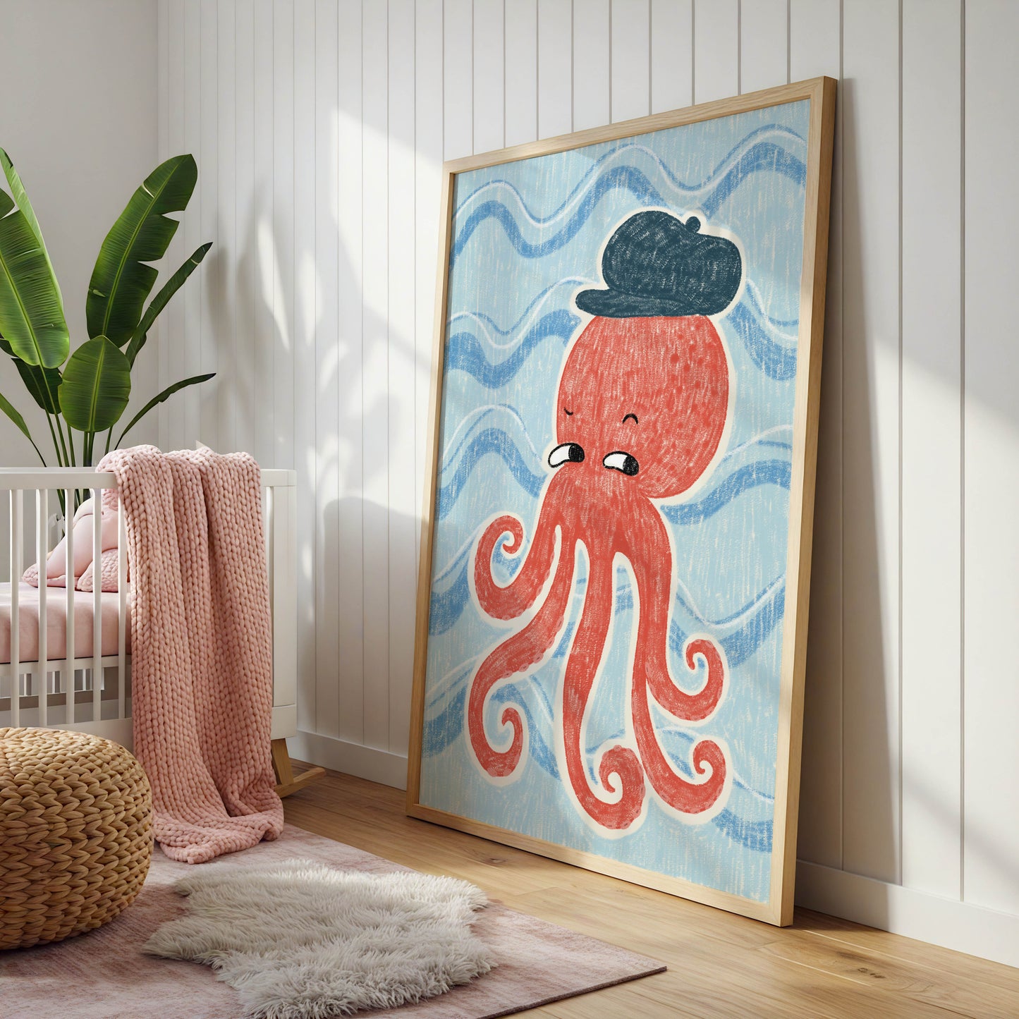 Whimsical Octopus Nursery Print