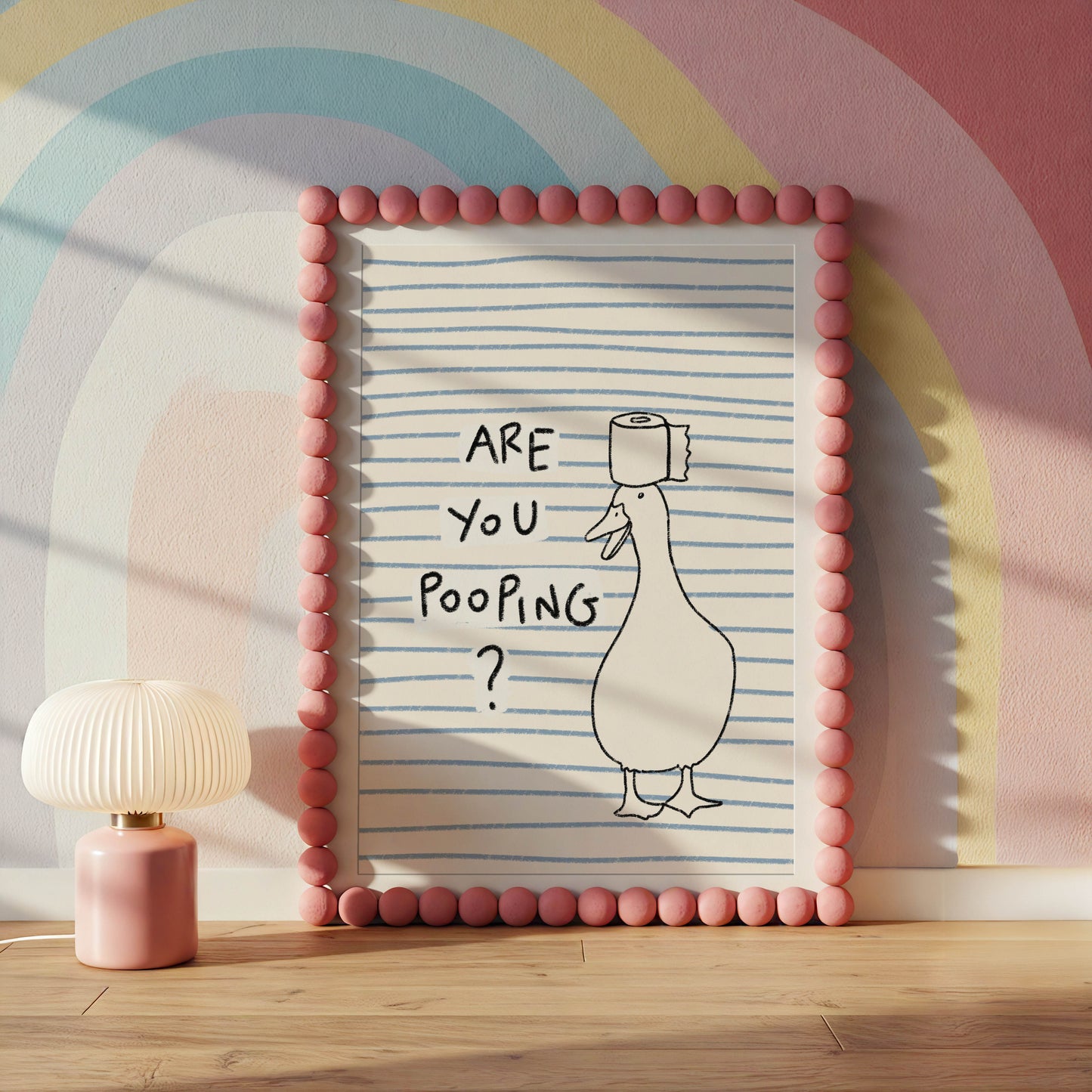 Are You Pooping Goose Bathroom Print