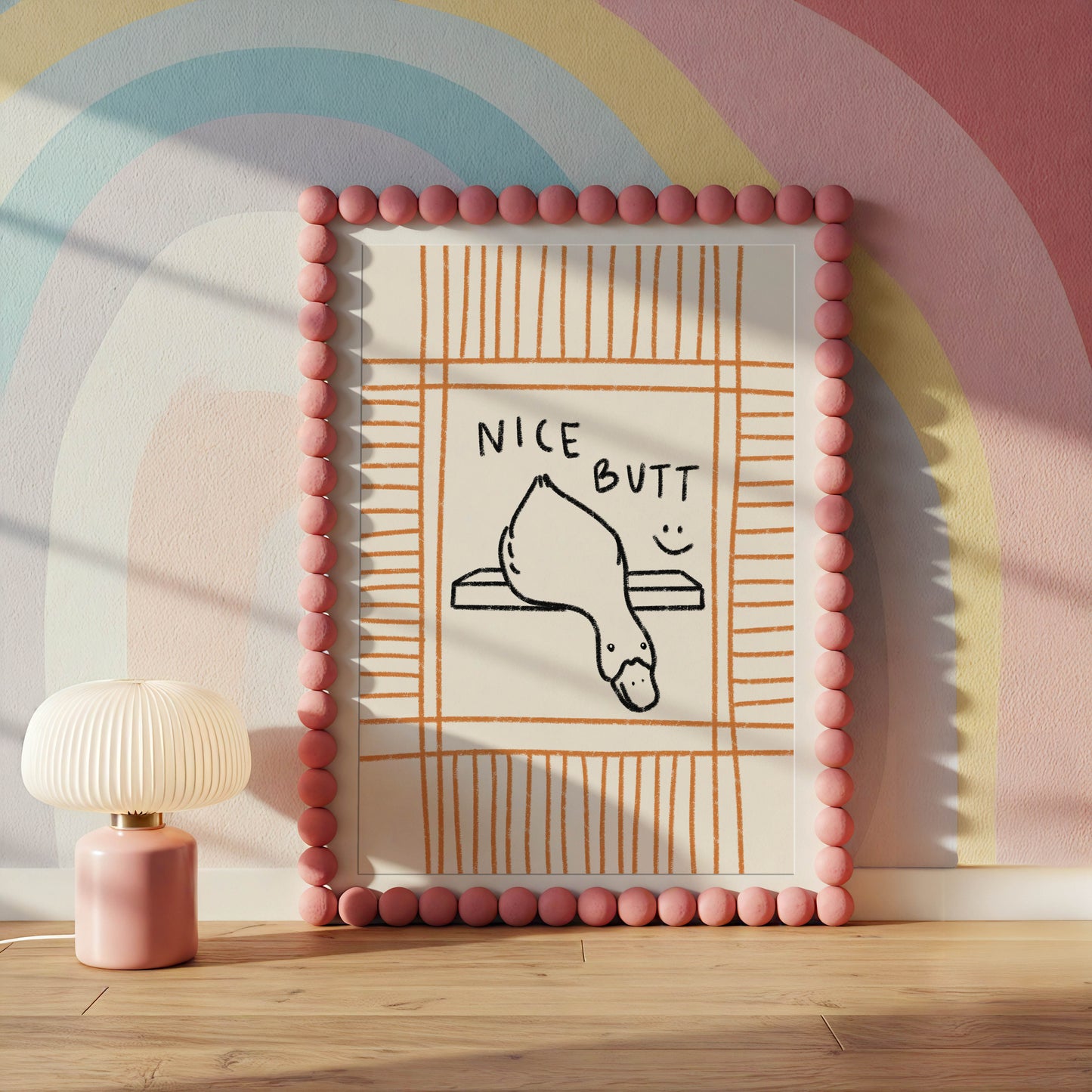 Nice Butt Duck Bathroom Wall Art