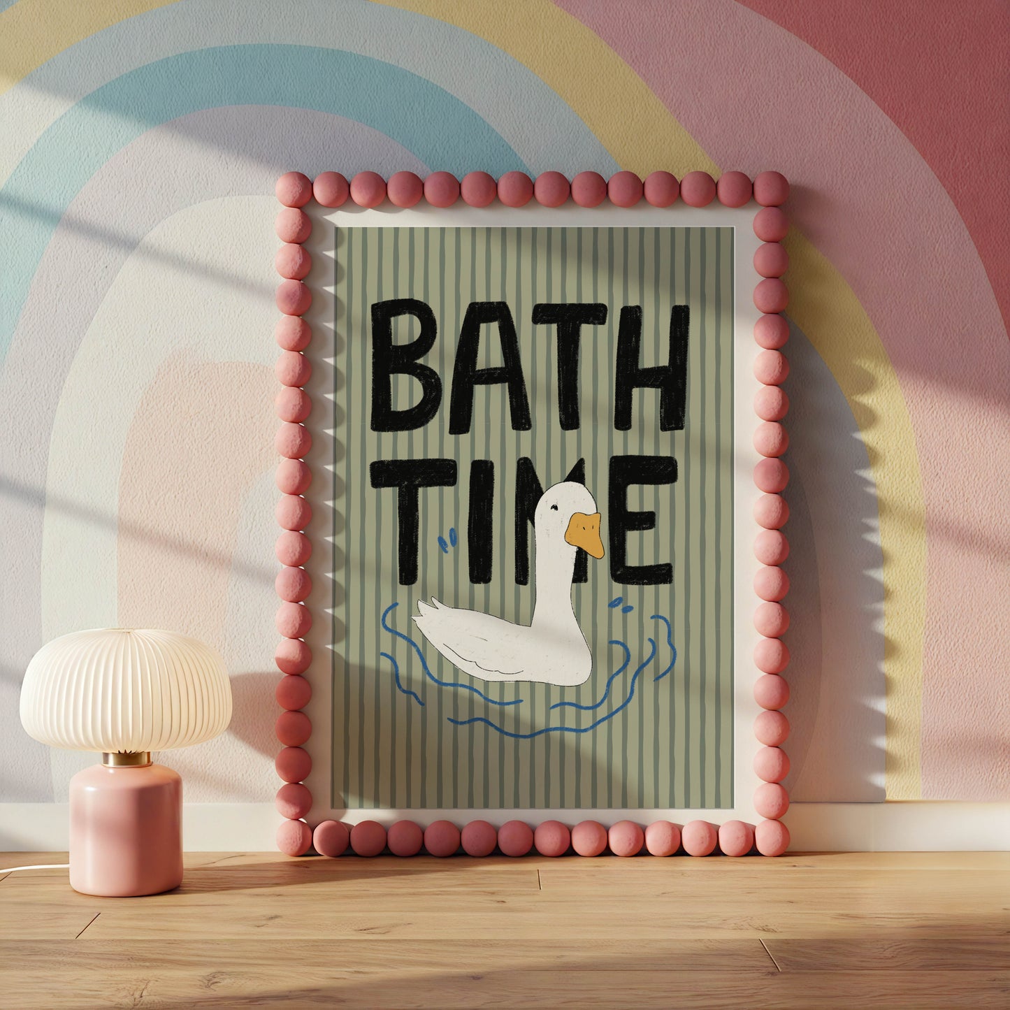 Bath Time Duck Wall Art