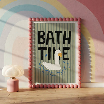 Bath Time Duck Wall Art