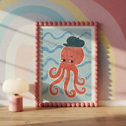 Whimsical Octopus Nursery Print