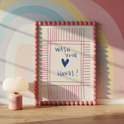 Wash Your Hands Bathroom Print