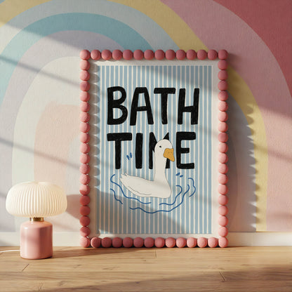 Bath Time Duck Print