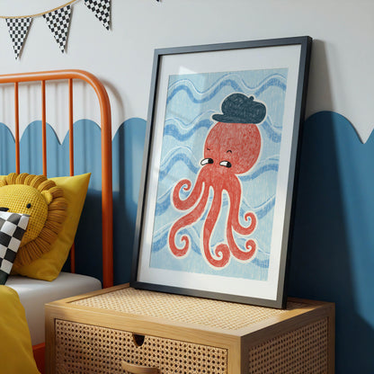 Whimsical Octopus Nursery Print