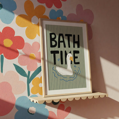 Bath Time Duck Wall Art