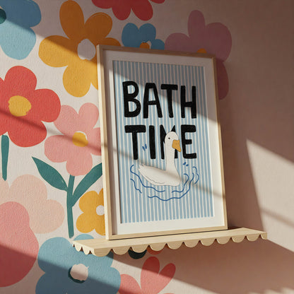Bath Time Duck Print