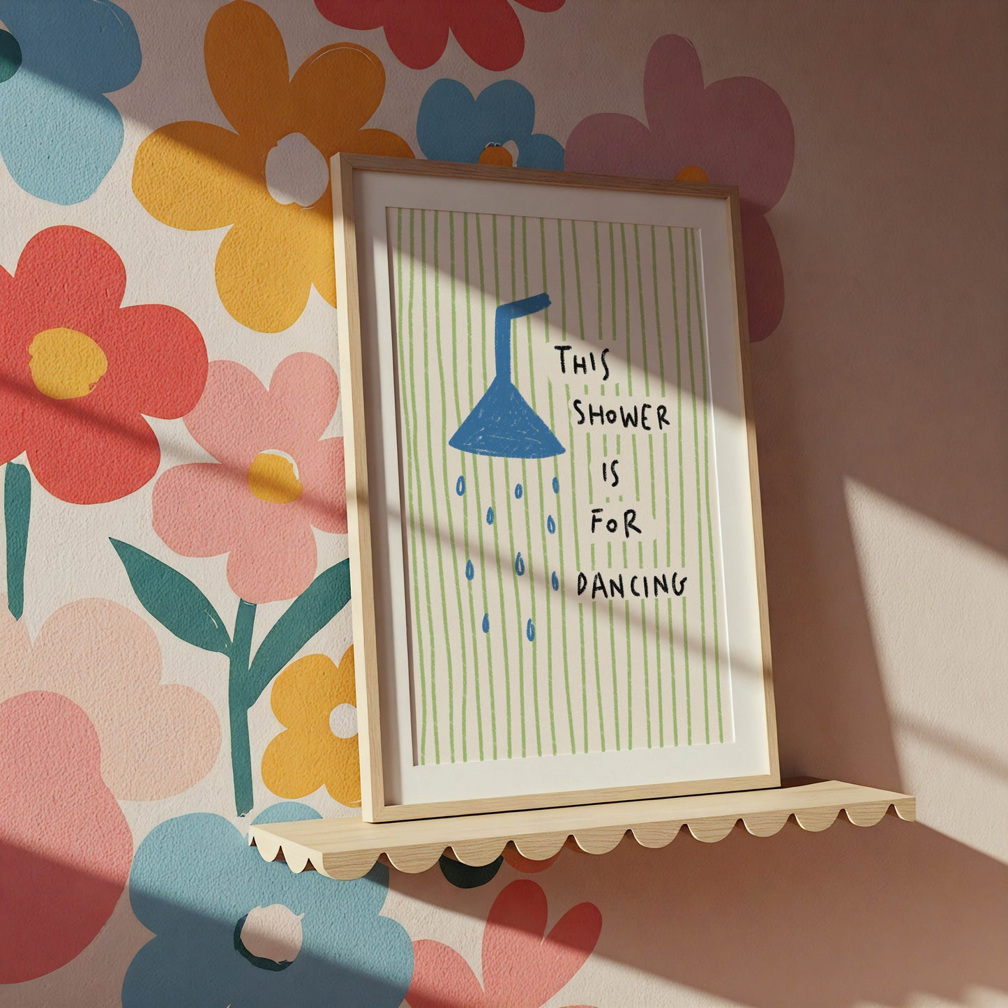 This Shower Is for Dancing Bathroom Print