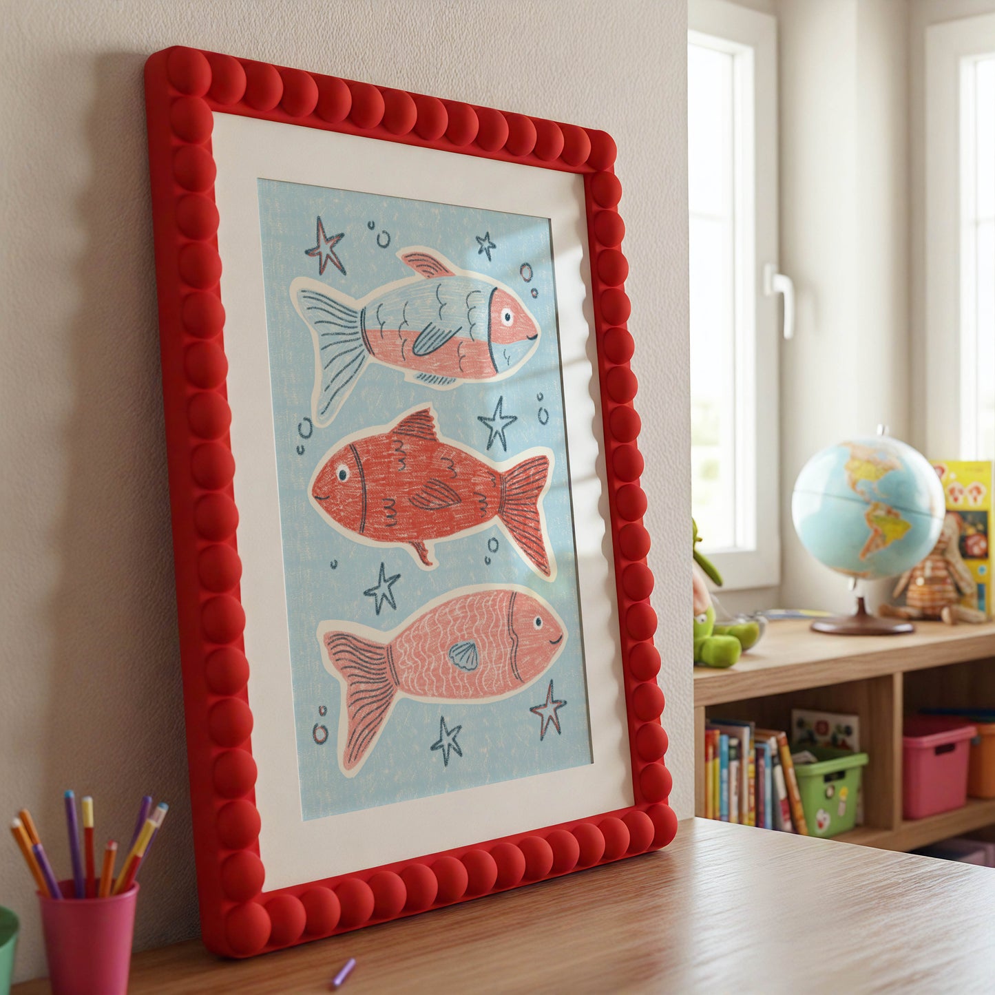 Playful Fish Nursery Print