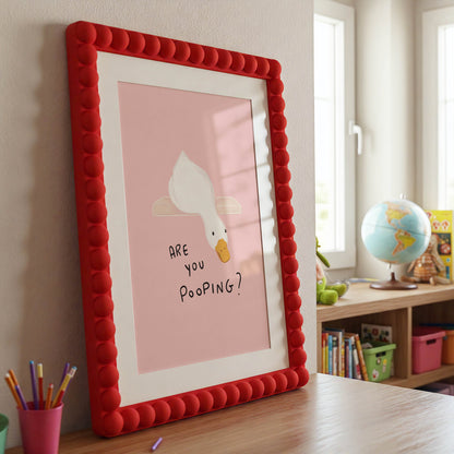 Are You Pooping Duck Bathroom Print