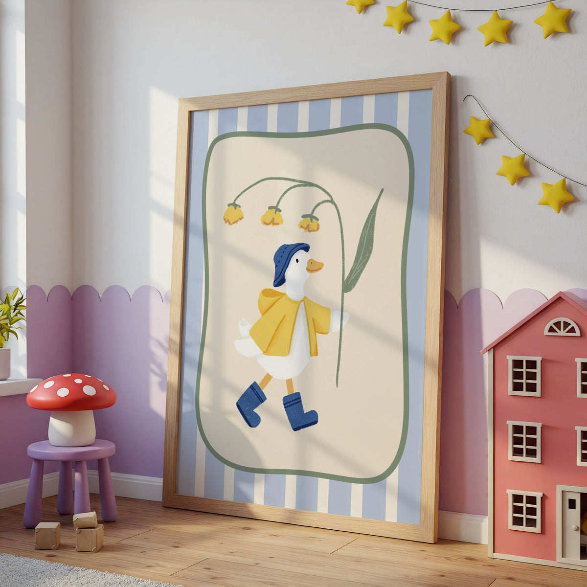 Little Duck in Rain Boots