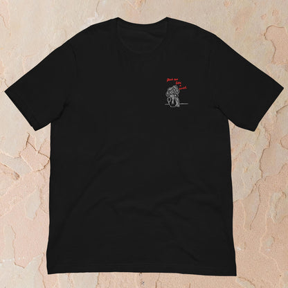 Book Lover Embroidered T-Shirt