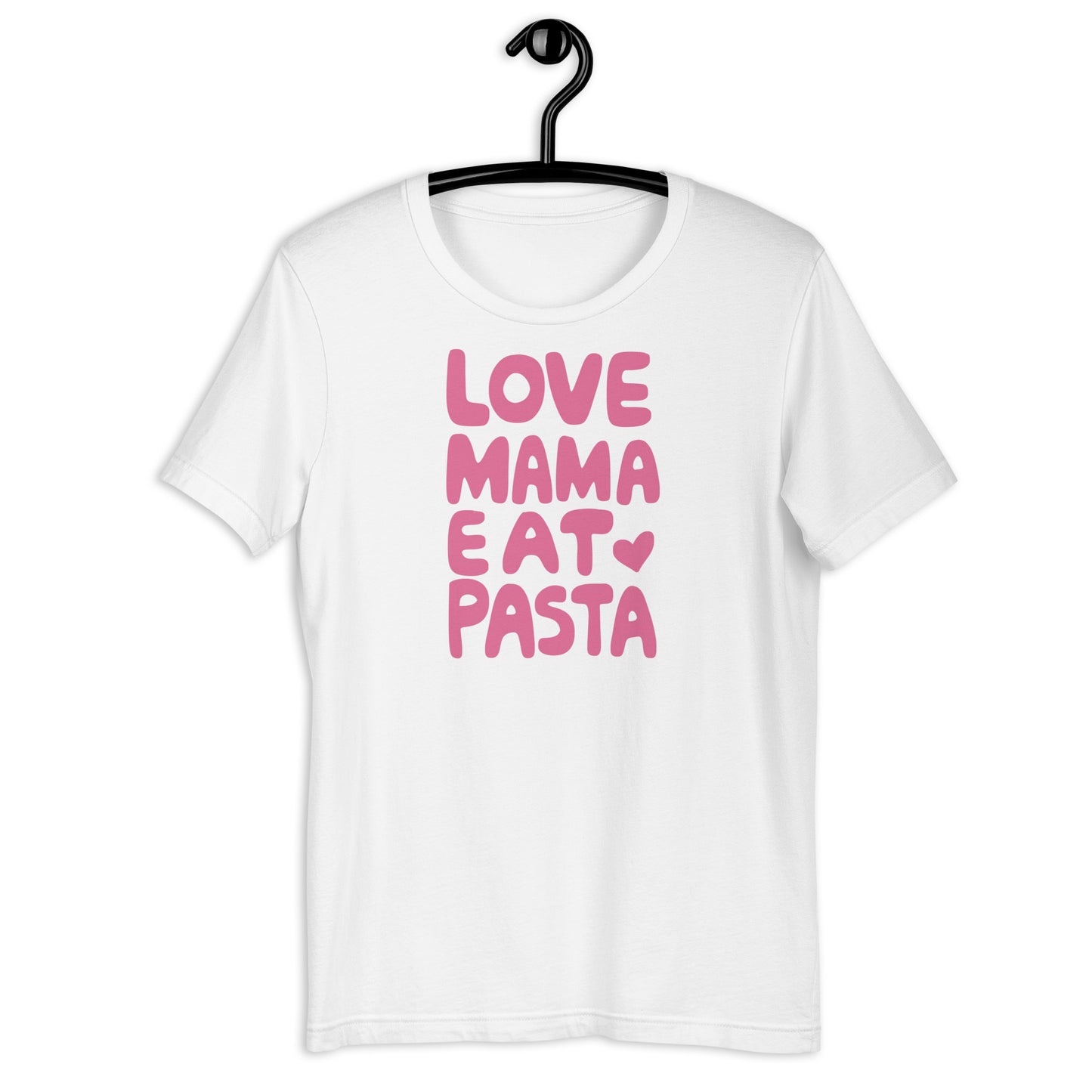 Love Mama Eat Pasta T-Shirt – Funny Food Lover Graphic Tee